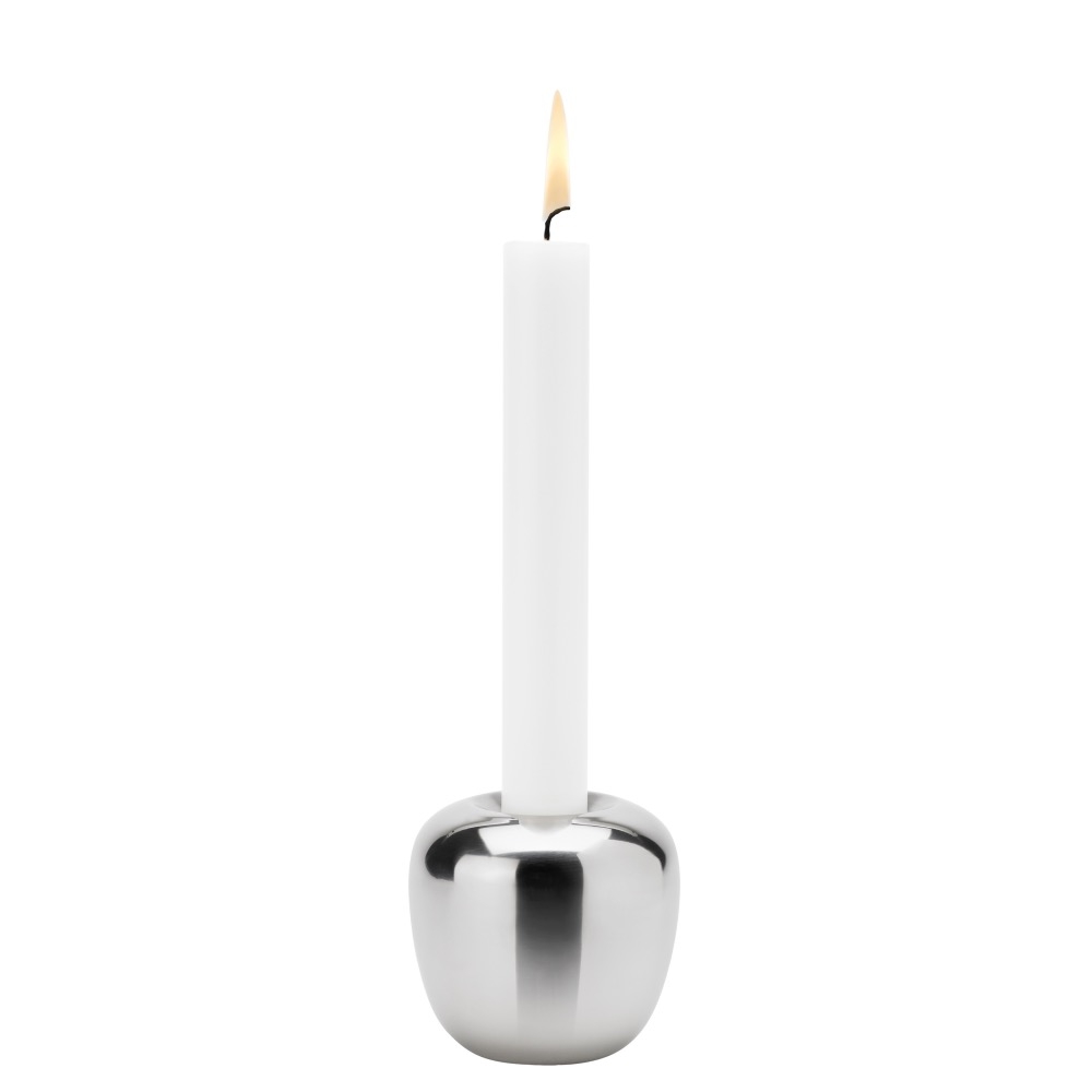 Stelton Ora Kerzenständer, klein, Edelstahl