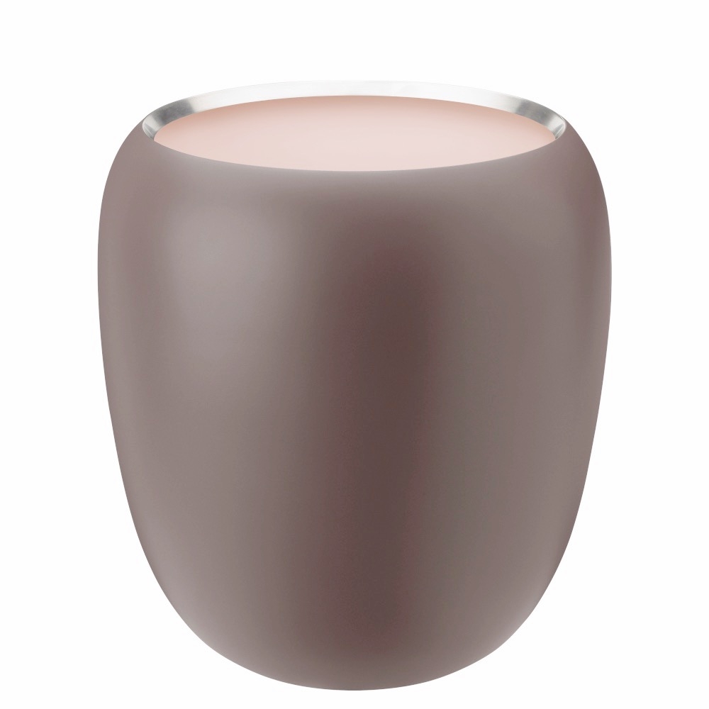 Stelton Vase Ora dark powder 20cm
