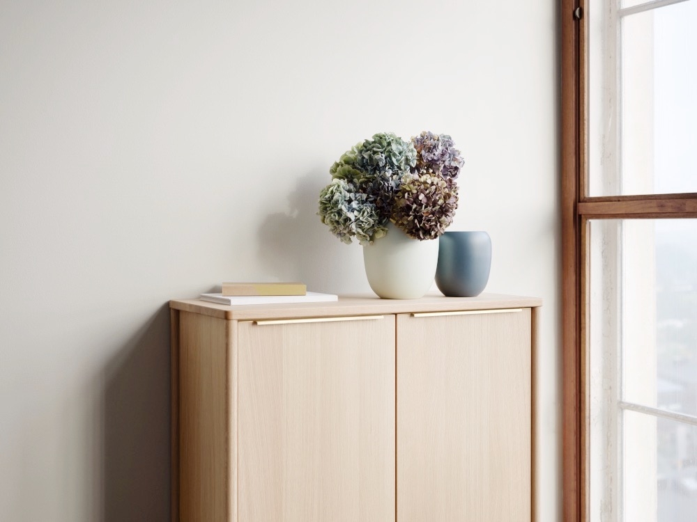 Stelton Vase Ora 17cm blue